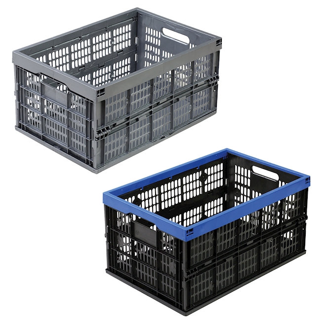 Folding Box 41 lt silvergrey, PP